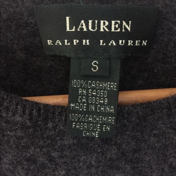 RALPH LAUREN cashmere sweater short sleeves soft - Picture 5 of 6